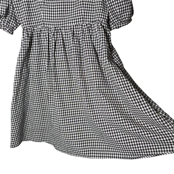 Pomander‎ Place Abigail Gingham Dress Black White Size XS - Picture 5 of 10